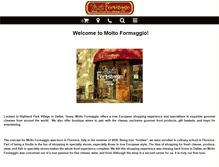 Tablet Screenshot of moltoformaggio.com